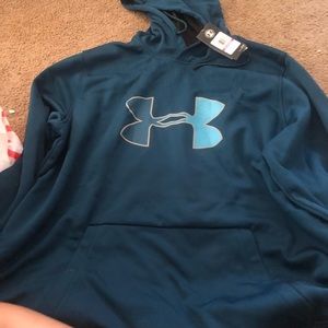 Men’s under armor hoodie blue size xxl